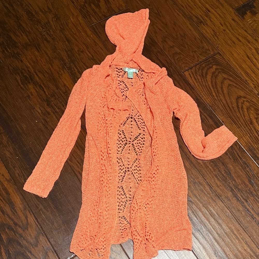 Say What? Orange Kids Sweater